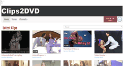 Desktop Screenshot of clips2dvd.com